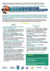 Journée TROUBLES DE L’ATTACHEMENT, TROUBLES DU NEURO-DÉVELOPPEMENT