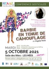 Conférence gesticulée : Barbie en tenue de camouflage